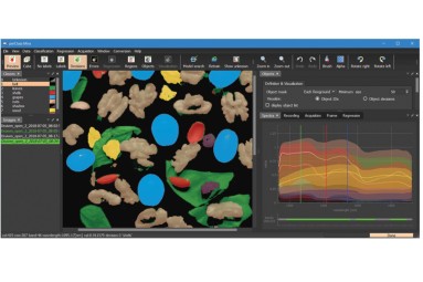 Spezielle Software und Analysesysteme stellen die Unternehmen der Headwell Group vor. Dazu gehören das inno-spec UV Hyperspectral Imaging System mit BlueEye und die Software perClass Mira.